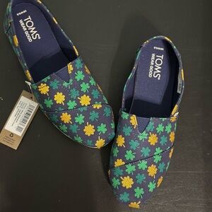 TOMS Capri Blue Shimmer Alpargata